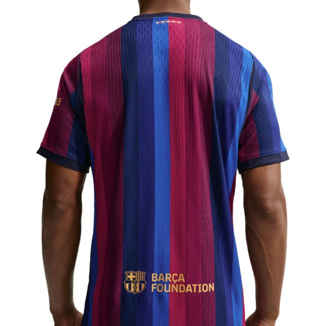 2026-2027 Barcelona Authentic Aero-Fit Match Home Shirt (A.Iniesta 8) Jersey